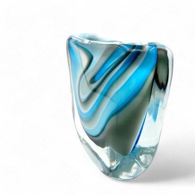 ONDA - Sommerso glass vase by Formia