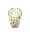 FANTASY | Set de 6 copas de licor | Blanco y Oro | Murano Store