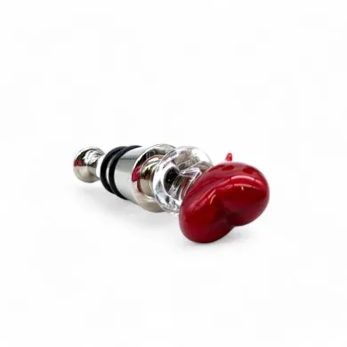 HEART | Flaschenverschluss Rot | Murano-Store
