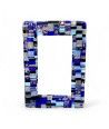 ISTANTI | Fotorahmen Mosaik Blau und Gold | Murano-Store