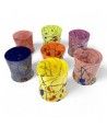 POLLOCK | Goti de Fornasa con Foglia Argento | Murano-Store