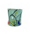 POLLOCK | Goti de Fornasa con Foglia Argento | Murano-Store