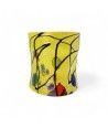 POLLOCK | Goti de Fornasa con Foglia Argento | Murano-Store