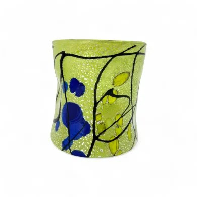 POLLOCK | Goti de Fornasa con Foglia Argento | Murano-Store