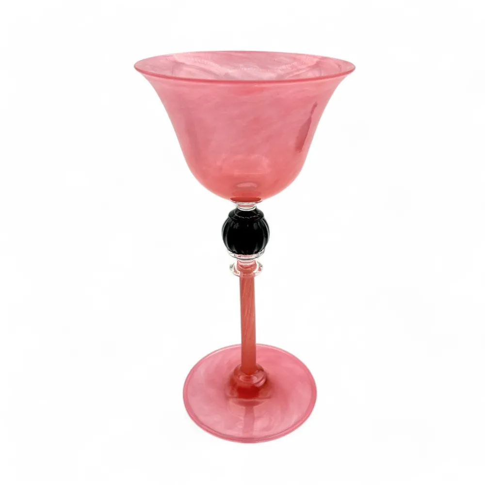 CAPRI | Cocktailpokal | Pastellglas Rosa | Murano Store