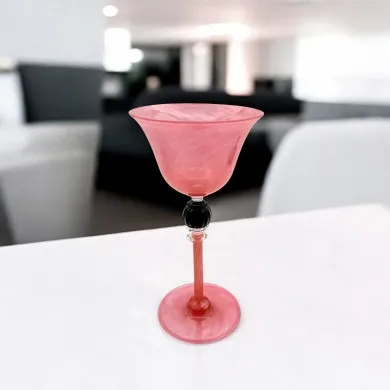 CAPRI | Cocktail Goblet | Pink Pastel Glass | Murano Store