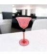 CAPRI | Calice da Cocktail | vetro pastello Rosa | Murano Store