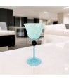 AMALFI | Cocktailpokal | pastellblaues Glas | Murano Store