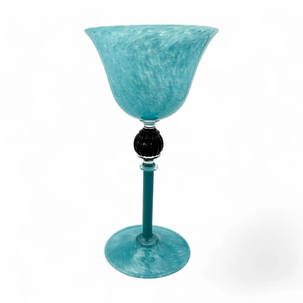 POSITANO | Calice da Cocktail | Vetro Soffiato Turchese | Murano Store