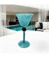 POSITANO | Cocktail Goblet | Blown Glass Turquoise | Murano Store