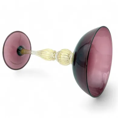 BASTIA - Tipetto aus mundgeblasenem Glas in Amethyst