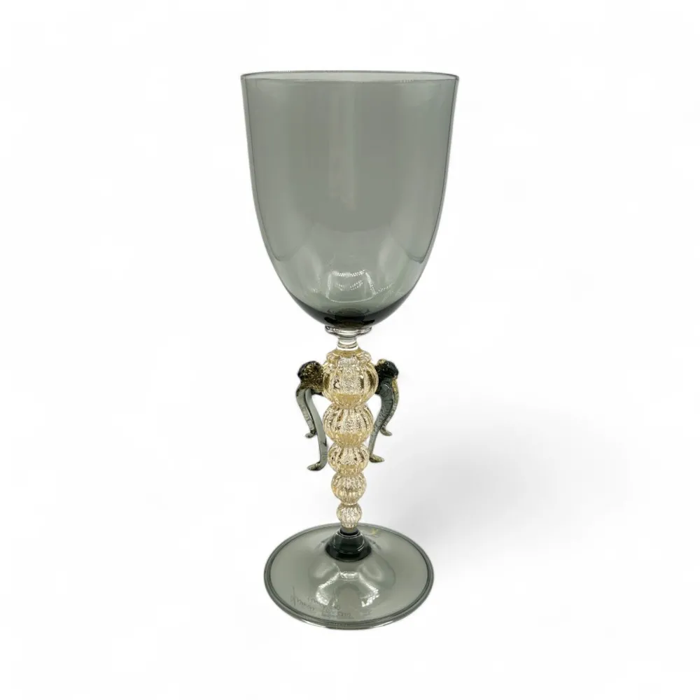 SOSPIRI - Cuenco Veneciano coleccionables Gris Humo | Murano Store