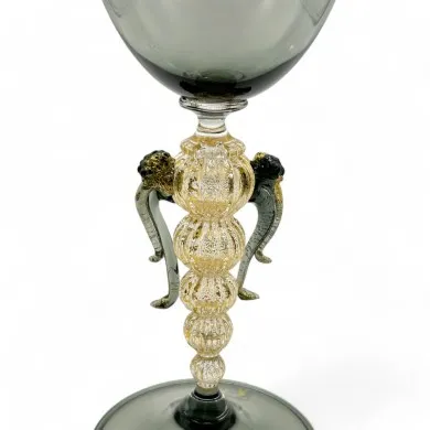 SOSPIRI - Cuenco Veneciano coleccionables Gris Humo | Murano Store