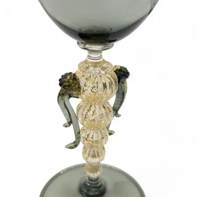 SOSPIRI - Cuenco Veneciano coleccionables Gris Humo | Murano Store