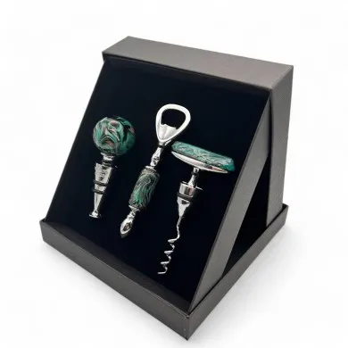 TRIO | Set Accessori per Bottiglia | Idea Regalo | Murano-Store
