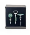TRIO | Set Accessori per Bottiglia | Idea Regalo | Murano-Store