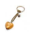 HEART | Keychain with Pendant | Murano Glass | Murano-Store