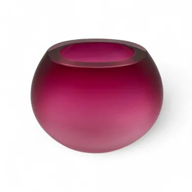 IVONNE | Amethyst Satin Vase | Murano-Store