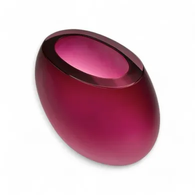IVONNE | Amethyst Satin Vase | Murano-Store