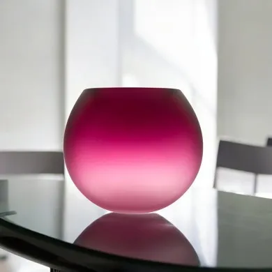 IVONNE | Amethyst Satin Vase | Murano-Store