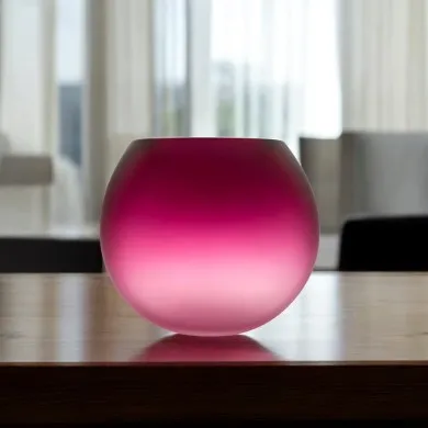 IVONNE | Amethyst Satin Vase | Murano-Store