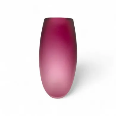 IVONNE | Satin Oval Vase | Murano-Store