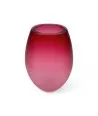 IVONNE | Satin Oval Vase | Murano-Store