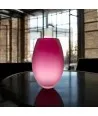 IVONNE | Satin Oval Vase | Murano-Store