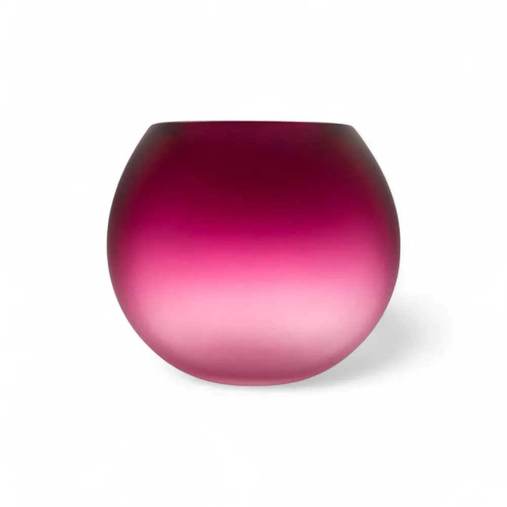 IVONNE | Amethyst Satin Vase | Murano-Store