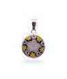 ECLIPSE | Pingentes Murrina Preto e Branco | Murano-Store