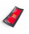 CAMPIELLO | Centro de mesa vermelho com folha de ouro | Murano-Store