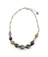 REMBRANDT | Collar y cadena de perlas beige | Murano-Store