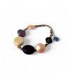 JENNA | Pulsera con cuentas de raso | Murano-Store