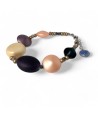 JENNA | Pulsera con cuentas de raso | Murano-Store