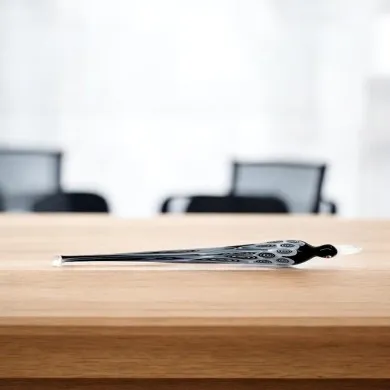 MURRAY | Plumas de cristal de Murano | Escritura y decoración | Murano-Store
