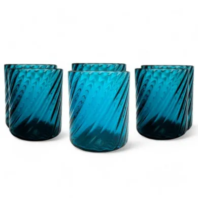 TORCELLO | Blaue Tischgläser | Murano-Store