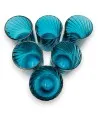 TORCELLO | Vasos de Mesa Azules | Murano-Store
