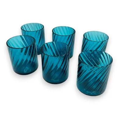 TORCELLO | Blaue Tischgläser | Murano-Store