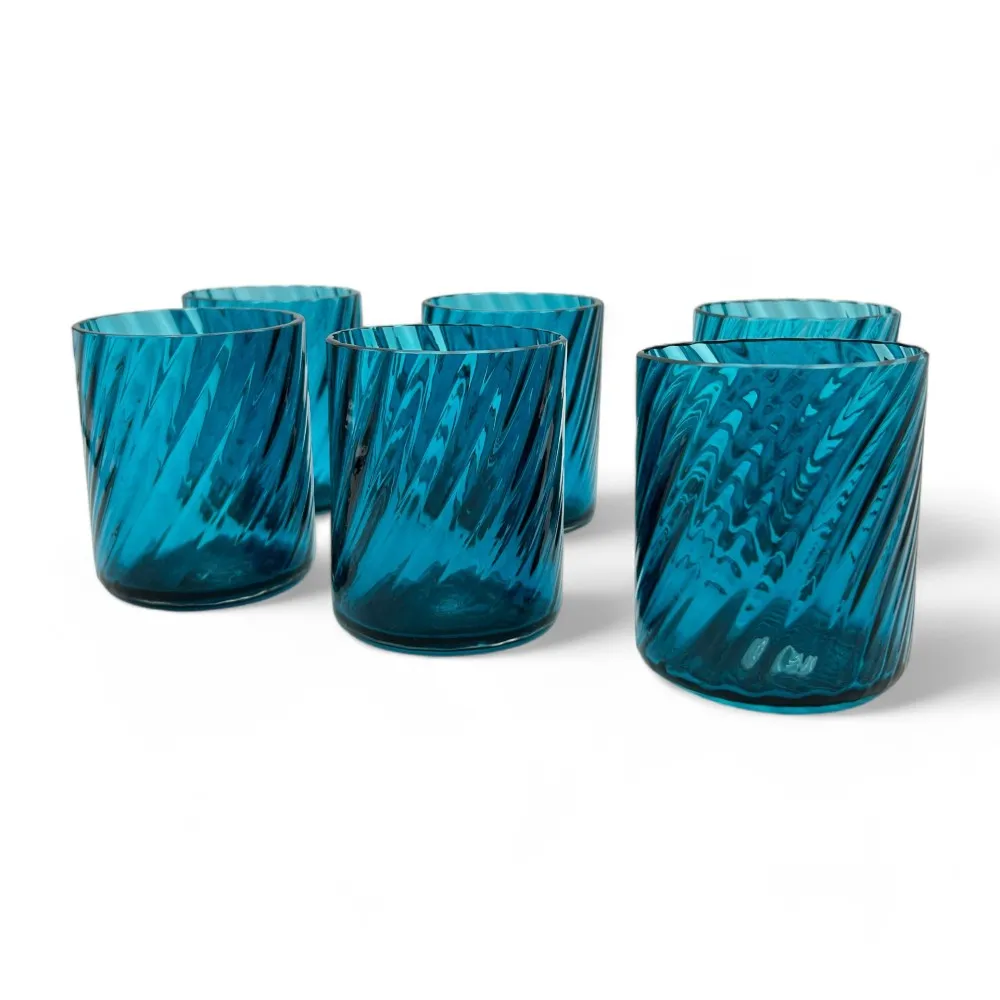 TORCELLO | Blaue Tischgläser | Murano-Store