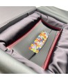 GEOX | Black Tray with Floral Murrine | Murano-Store