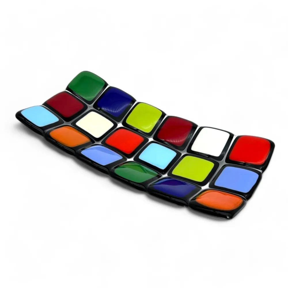 SEVENTY | 70er Jahre Stil Tafelaufsatz Tablett | Murano-Store