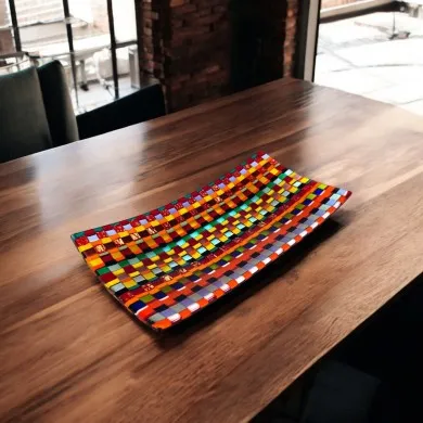 SQUERO | Vintage Mosaik Tafelaufsatz | Murano-Store