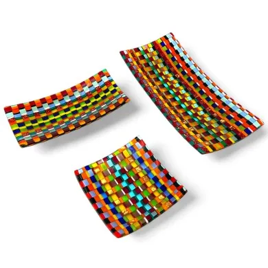 SQUERO | Vintage Mosaik Tafelaufsatz | Murano-Store