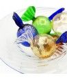 VENERE | Kristall und Gold Große Glasbonbons | Murano-Store