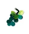 VIGNA | Grappolo d'uva 9 Chicchi Verde scuro | Murano-Store