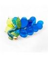 VIGNA | Grappolo d'uva 14 Chicchi | Azzurro satinato | Murano Store