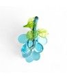 VINE | Grape 9 Grapes | Satin Light Blue | Murano-Store