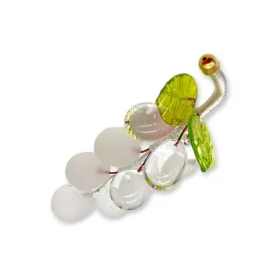VIGNA | Grappolo d'uva 9 Chicchi | Vetro cristallo | Murano-Store
