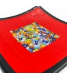 GEOX | Red Plate with Murrine | Murano-Store