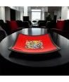 GEOX | Plato rojo con Murrine | Murano-Store